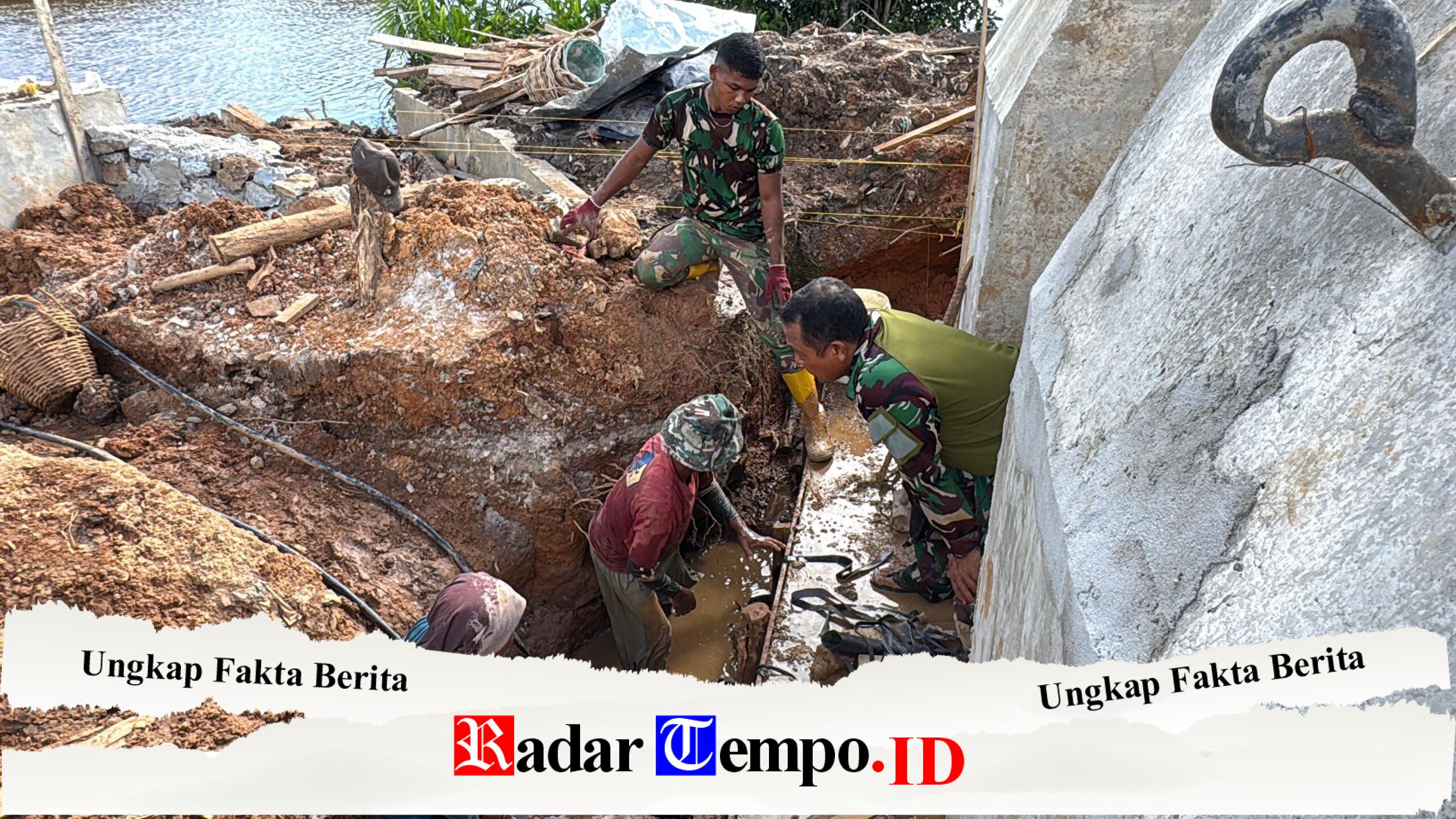 Angkur Box Angkur Box Mengeras Sempurna, Personel Kodim 1009/Tanah Laut Lanjutkan ...