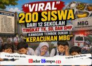 VIRAL” 200 Siswa Dari 12 Sekolah Tingkat TK, SD, dan SMP Kawasan Tembok Dukuh “Keracunan MBG”