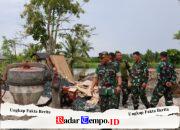 Dandenzibang Banjarmasin Tinjau Lokasi Pembangunan Jembatan Garuda di Desa Handil Labuan Amas