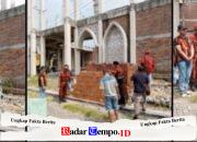 PERTAMINA LUBRICANTS GRESIK BERSAMA PEMUDA PANCASILA SALURKAN DONASI MATERIAL UNTUK PEMBANGUNAN MASJID NURUL FALLAH