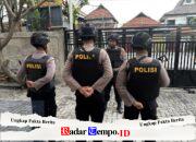 Polres Pasuruan Sterilisasi Gereja Tingkatkan Pengamanan Ibadah Kenaikan Isa Almasih berjalan Aman