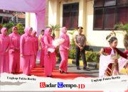 Ketua Bhayangkari Jatim Tinjau UMKM dan Serahkan Tali Asih di Polres Pasuruan