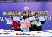 Bripda Salma Aulia, Polwan Ditpolsatwa Baharkam Polri Borong Medali di Kejurnas Karate PB FORKI 2026