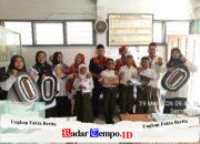 KOTI MPC Pemuda Pancasila Gresik Bagikan Bantuan Seragam dan Sepatu Gratis ke MI Tarbiyatul Banin