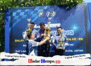 Satlantas Polres Gresik Berprestasi, Aiptu Bambang Juara 1 Safety Riding Hari Bhayangkara ke-80