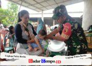 Sinergi Babinsa Dan Nakes Kelurahan Turi Kejar Target Posyandu Stunting Di Kota Blitar
