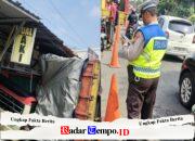 Polsek Tandes – Polres Tanjung Perak Kecelakaan Truk di Jl. Raya Manukan Kulon, Surabaya
