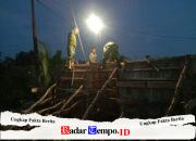 Tak Kenal Waktu, Personel Kodim 1009/Tanah Laut Lembur Malam Tuntaskan Pengecoran angkur box