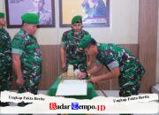 Pimpin Sertijab Danramil dan Perwira Staf, Dandim 0808/Blitar Tekankan Optimalisasi Kinerja Satuan