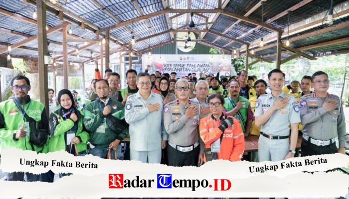 Jasa Raharja Dukung Polantas Menyapa, Komunitas Ojol Pontianak Dibekali Edukasi Keselamatan dan PPGD