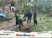 Penghijauan Monumen Trisula, TNI-Polri Bersama SMKN 1 Bakung Wujudkan Kepedulian Lingkungan
