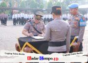 Kapolres Pimpin Sertijab PJU Dan Kapolsek Jajaran : Tingkatkan Pelayanan Publik Humanis Dan Responsif