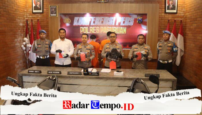 Ungkap 3 Kejahatan Jalanan, Polres Pasuruan Tangkap Pelaku Begal dan Curanmor