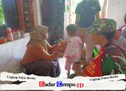 Cegah Stunting, Babinsa Tawangrejo Bersama Nakes Cek Kesehatan Balita Di Dusun Bendolowo