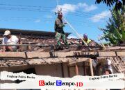 Gotong Royong Rehab RTLH, Babinsa Pakunden Bersama Warga Wujud Kepedulian Untuk Masyarakat