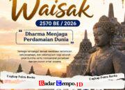 Satpas Indramayu Sampaikan Ucapan Selamat Hari Raya Waisak 2570 BE/2026, Gaungkan Pesan Perdamaian