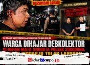 Warga Dihajar Debt Collector di Depan Mata Anggota Polsek Sukodono, Korban Mengaku Laporannya Ditolak Polres, Masih Adakah Hukum