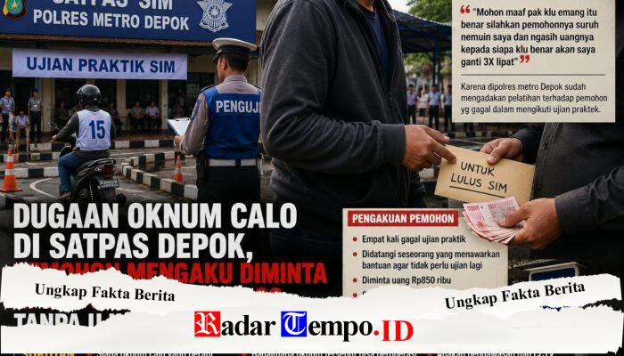 Satpas Depok Bantah Dugaan Setoran Rp850 Ribu, Namun Sorotan Publik Justru Mengarah pada Keberadaan Oknum Calo