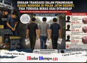 Usai Ditangkap, Tiga Terduga Kasus Narkoba Pulang dalam Hitungan Hari, Publik Pertanyakan Prosesnya