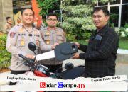 Polres Gresik Kembalikan 3 Motor Korban Curanmor dan Begal Tanpa Biaya