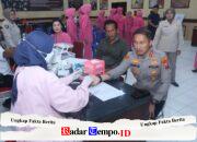 Sambut Hari Bhayangkara ke-80, Polres Blitar Kota Gelar Bakti Kesehatan