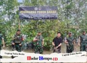 Dandim 1208/Sambas Dampingi Danrem 121/ABW Tanam Mangrove dan Lepas Tukik di Wilayah Perbatasan
