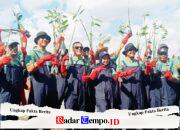 Wujud Pengabdian Nyata : Kadis DLH Gresik Hadiri Penanaman 50.000 Mangrove di Manyar, Lahan Tak Produktif Kembali Hidup dan Bernilai Ekonomi