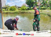 Babinsa Hadir untuk Rakyat, Dampingi Peternak Ikan Patin Kembangkan Usaha Perikanan