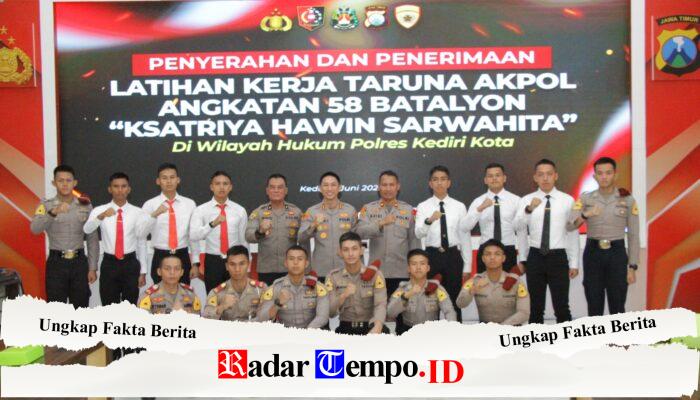 Taruna Akpol Angkatan 58 Diterima di Polres Kediri Kota