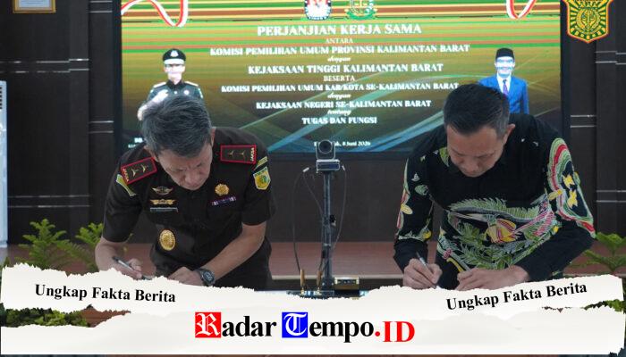 KPU dan Kejaksaan se-Kalbar Perkuat Sinergi Pengawalan Hukum Pemilu