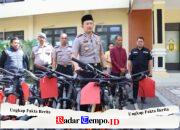 Tim URC Polres Magetan Amankan Komplotan Pencurian Sepeda Lintas Wilayahl