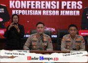 Polres Jember Ungkap Kasus Narkoba Amankan 30 Tersangka dan Ratusan Gram Sabu