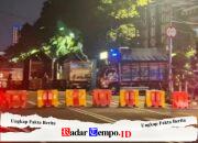 Polrestabes Surabaya Lakukan Penyekatan di Sejumlah Titik pada Malam 1 Suro