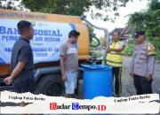 Polres Tuban Gelar Baksos Sambut Hari Bhayangkara ke 80, Droping 40 Ribu Liter Air Bersih di 3 Desa