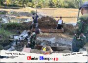 Jembatan Kayu Berganti Beton, Kodim 1008/Tabalong Wujudkan Impian Warga Garagata