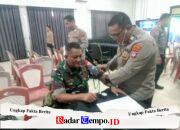 Wujud Sinergitas TNI-Polri, Kodim 1008/Tabalong Berpartisipasi dalam Donor Darah HUT Bhayangkara
