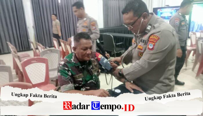 Wujud Sinergitas TNI-Polri, Kodim 1008/Tabalong Berpartisipasi dalam Donor Darah HUT Bhayangkara