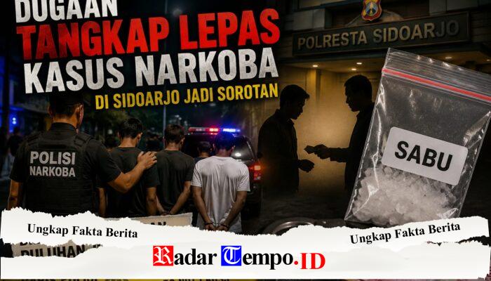 Dugaan Tangkap Lepas Kasus Narkotika di Polresta Sidoarjo, Publik Pertanyakan Transparansi kepada Kompol Dwi Gatstimur