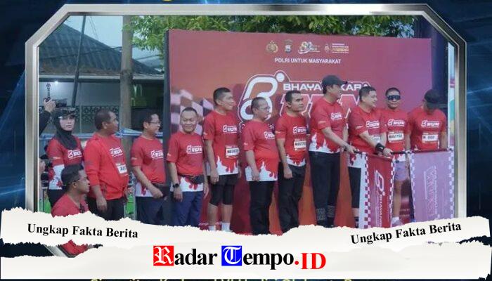 Sinergitas Tanpa Batas, Kodaeral VI Hadiri Olahraga Bersama HUT Ke-80 Bhayangkara Polda Sulsel Tahun 2026