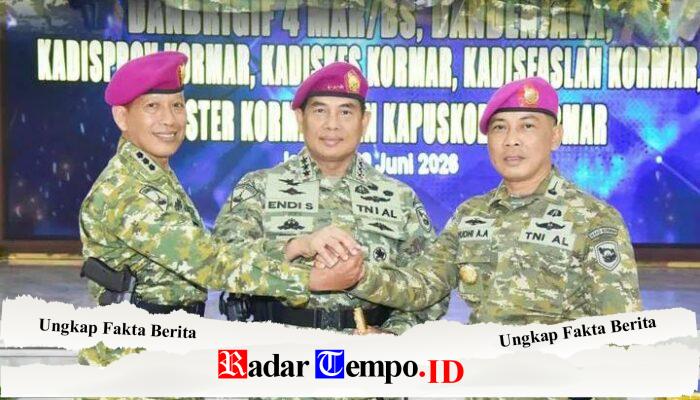 PANGLIMA KORPS MARINIR PIMPIN SERTIJAB 7 JABATAN STRATEGIS KORPS MARINIR