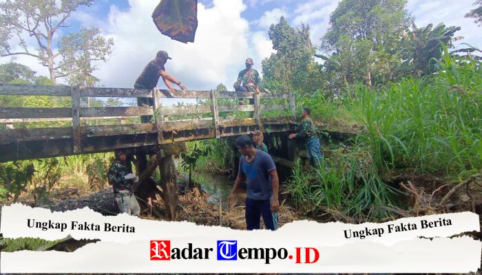 Program Jembatan Garuda Merah Putih Berlanjut, Desa Muang Jadi Sasaran Pembangunan