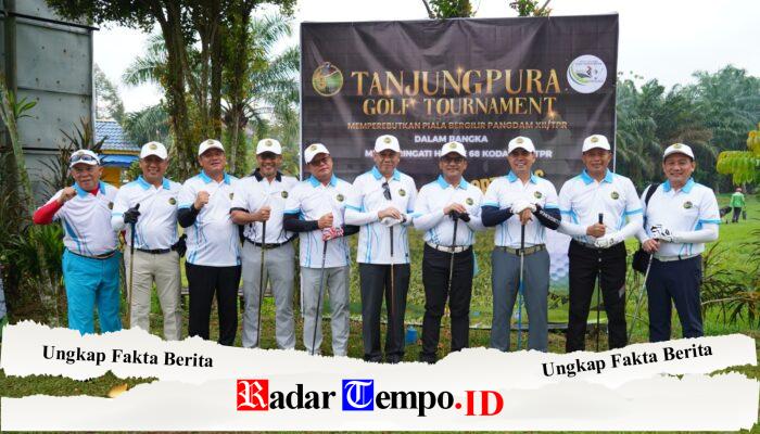 Dankodaeral XII Hadiri Turnamen Golf HUT ke-68 Kodam XII/Tanjungpura, Perkuat Sinergi dan Kebersamaan Antarinstansi