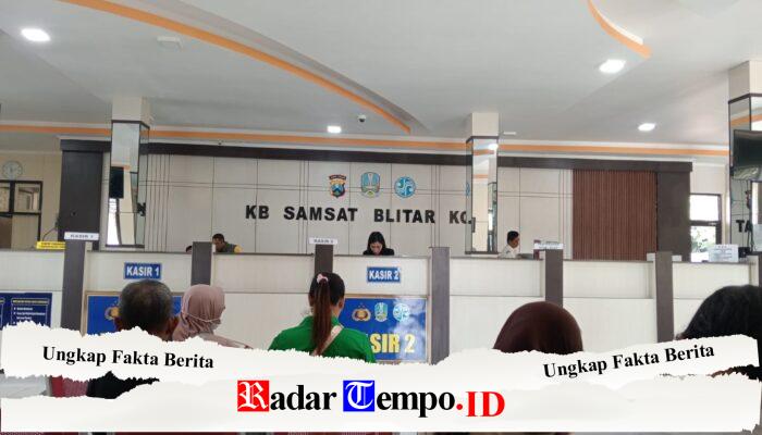 Pelayanan Samsat Kota Blitar, Raih Apresiasi Wajib Pajak Informasi Jelas dan Petugas Responsif