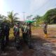 Danramil 07/Teluk Keramat Pimpin Apel Pagi Satgas TMMD Reguler Ke-129 Kodim 1208/Sambas