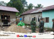 Pastikan Pekerjaan Selesai Tepat Waktu Pasi Ter Kodim 1208/Sambas Tinjau Sasaran Fisik TMMD Ke-129