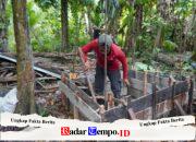 MCK Sasaran TMMD Ke-129 Kodim 1208/Sambas Sudah mulai Dicor