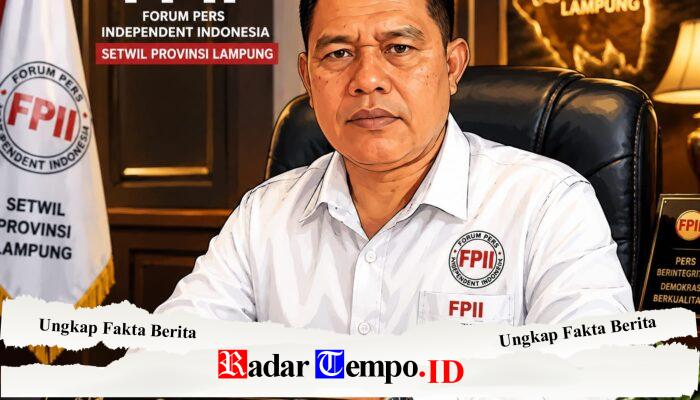 Ketua Setwil FPII Provinsi Lampung, Soroti Dugaan Pelecehan Profesi Wartawan, Hormati UU Pers