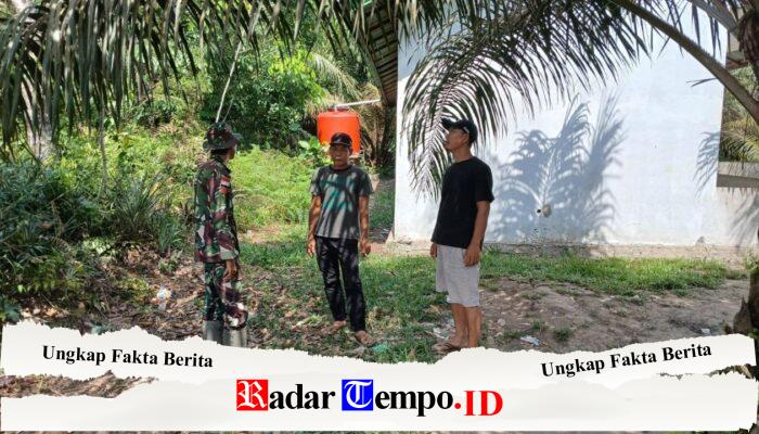 Satgas TMMD Ke-129 Bersama Warga Tempapan Hulu Tentukan Titik Pembangunan Sumur Bor