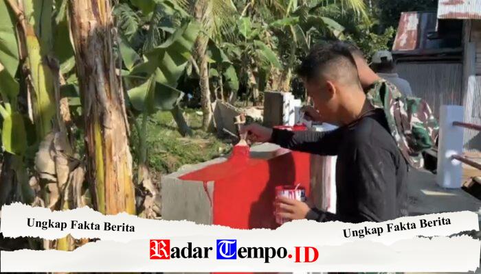 Empat Jembatan Kodim 1002/HST Mulai Bersolek, Warna Merah Putih Percantik Infrastruktur untuk Warga