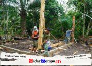 Tiang Rumah RTLH Berdiri Kokoh, Satgas TMMD ke-129 Terus Kebut Pembangunan